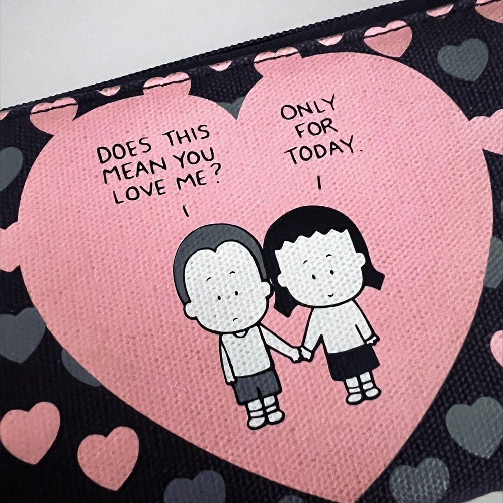 Angry Little Girls Heart Wallet - Picture 3 of 7